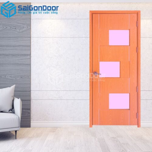 Cửa Gỗ MDF veneer P1G3-ASH-MDFV-SGD