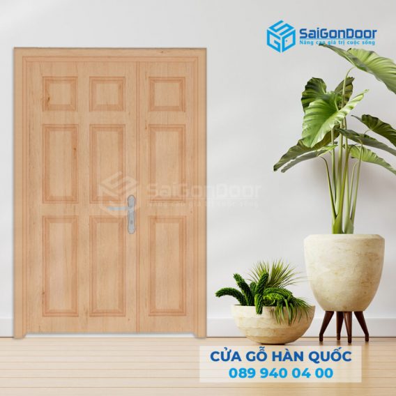 TOP 10 mẫu cửa gỗ công nghiệp 2 cánh đẹp nhất năm 2021