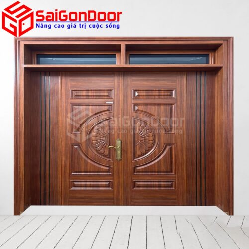 Cửa Thép Vân Gỗ SGD-KM.TVG-4C.26