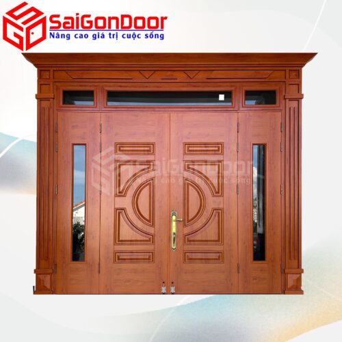Cửa Thép Vân Gỗ SGD-KM.TVG-4C.5