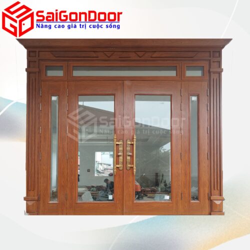 Cửa Thép Vân Gỗ SGD-KM.TVG-4C.8