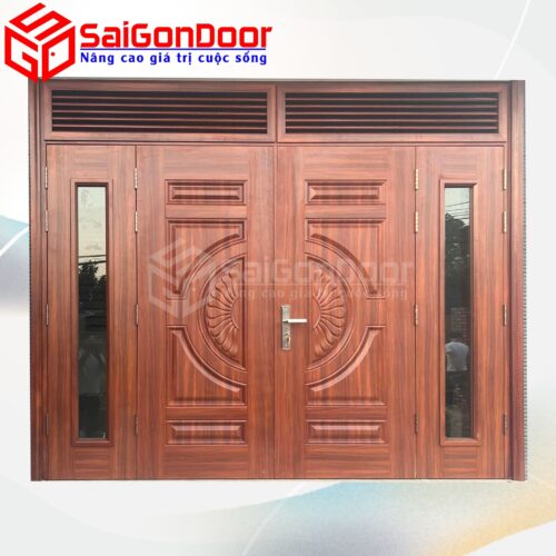 Cửa Thép Vân Gỗ SGD-KM.TVG-4C.9