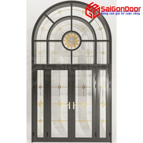 Cửa Nhôm Vân Gỗ SGD-CNVG-24