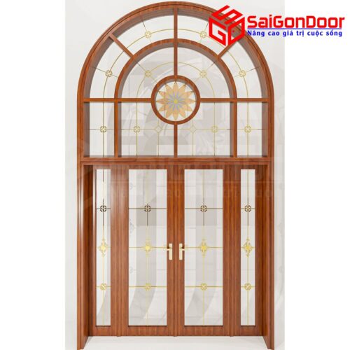 Cửa Nhôm Vân Gỗ SGD-CNVG-3