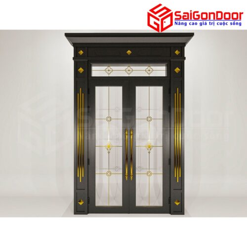 Cửa Nhôm Vân Gỗ SGD-CNVG-32