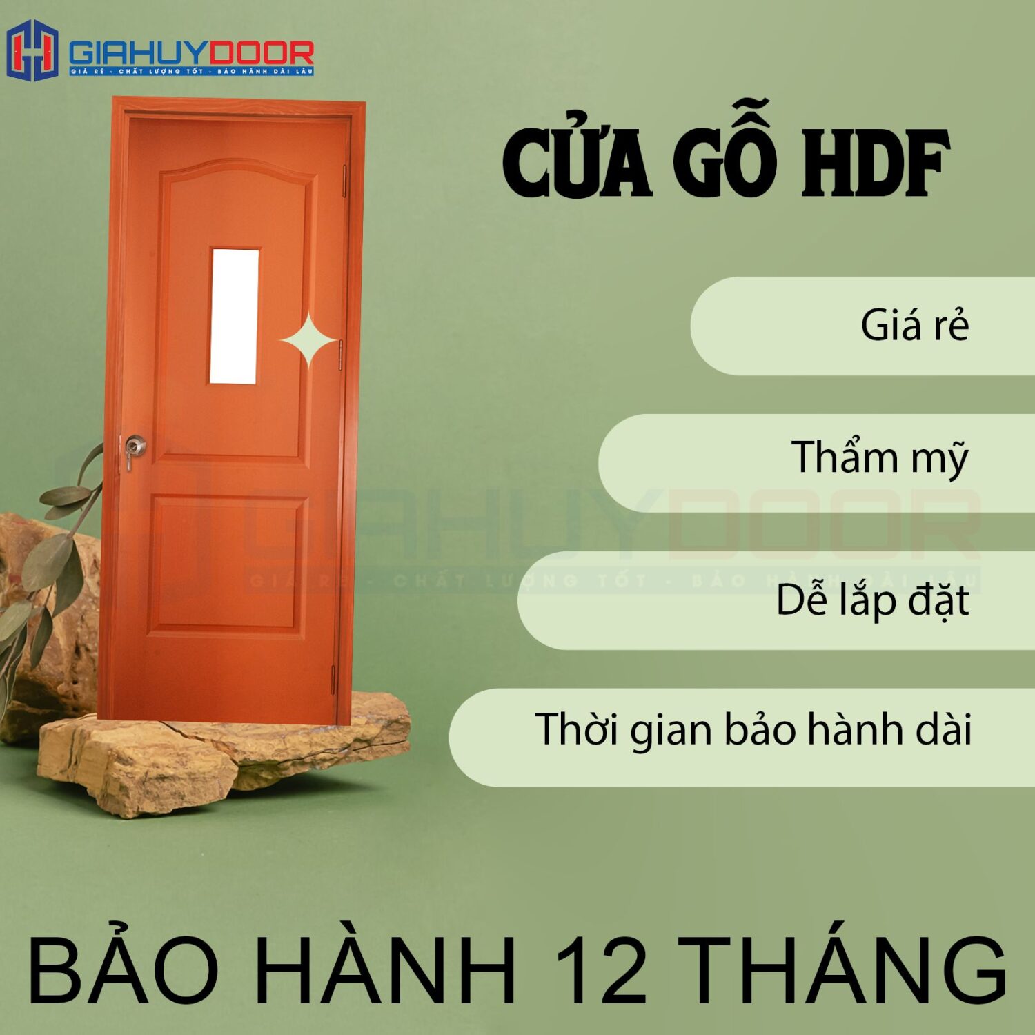 LỰA CHỌN CỬA GỖ PHÒNG NGỦ GIAHUYDOOR - BỀN ĐẸP VÀ TIỆN ÍCH